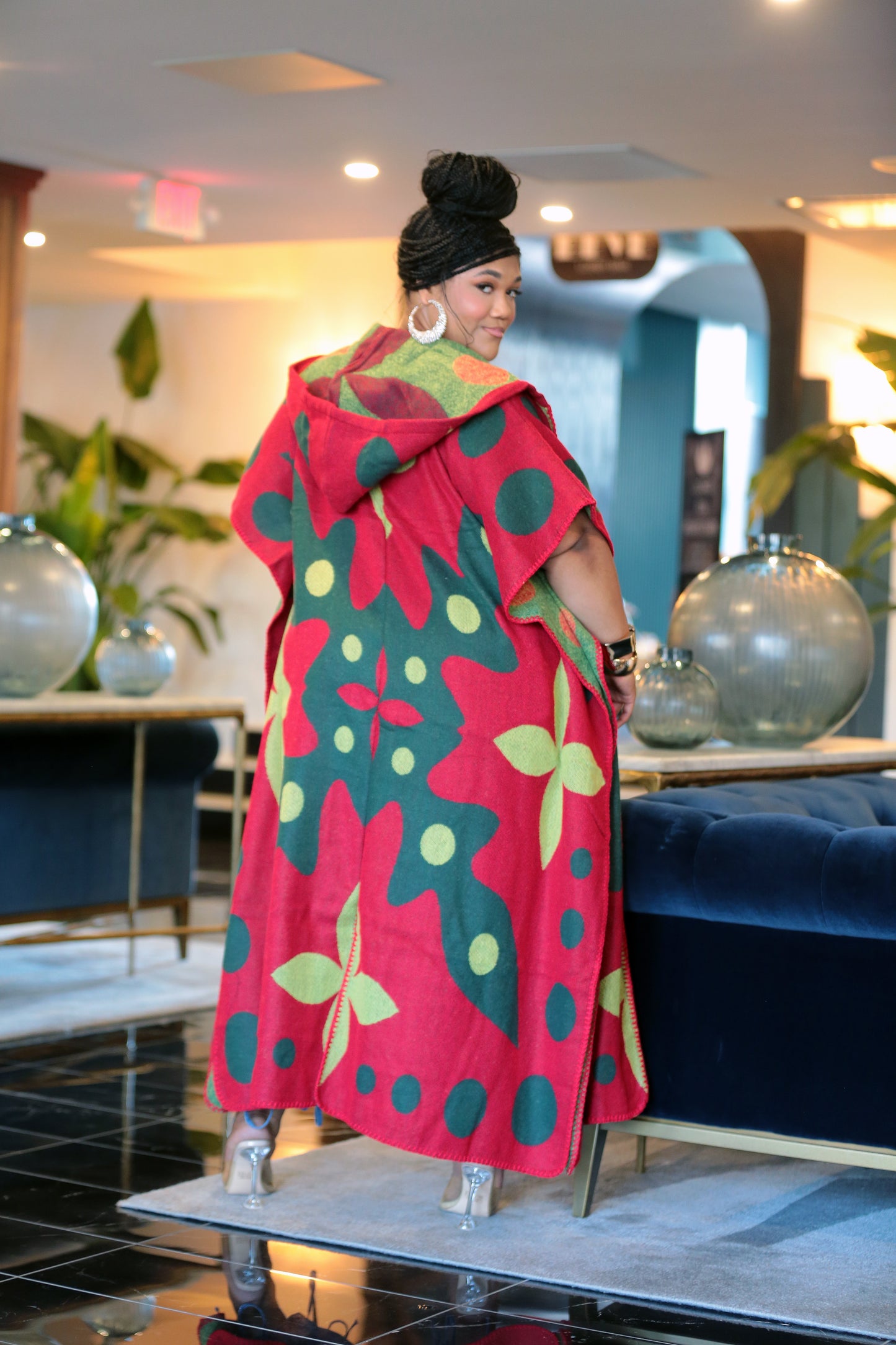 Ruby Red Kimono Sweater