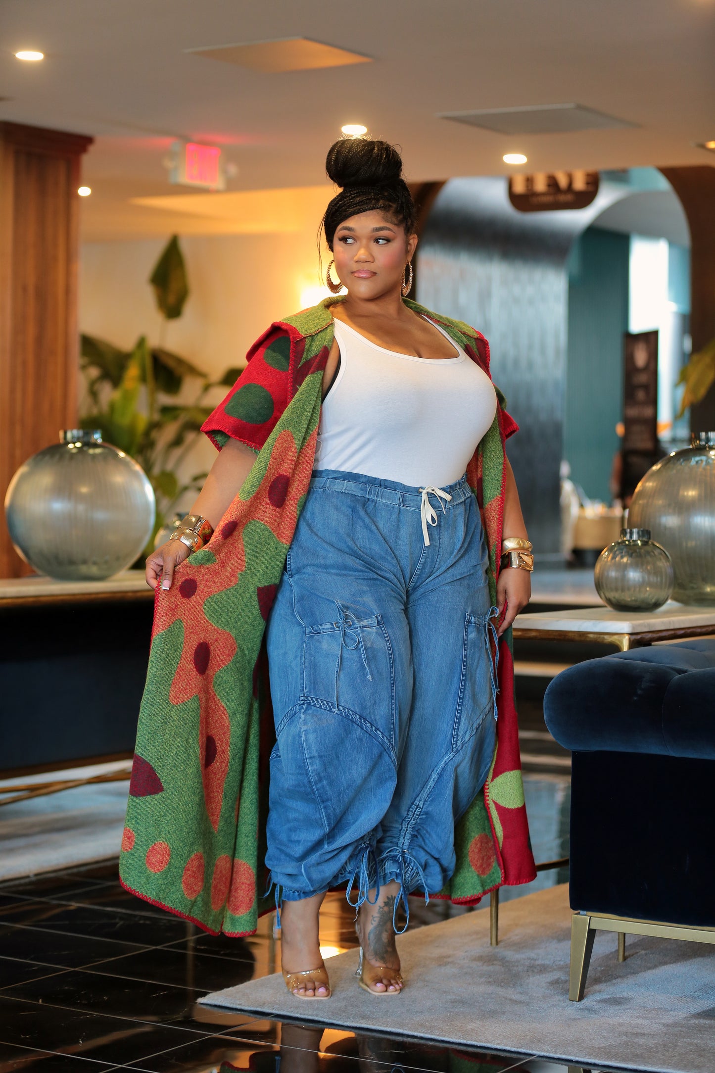 Ruby Red Kimono Sweater