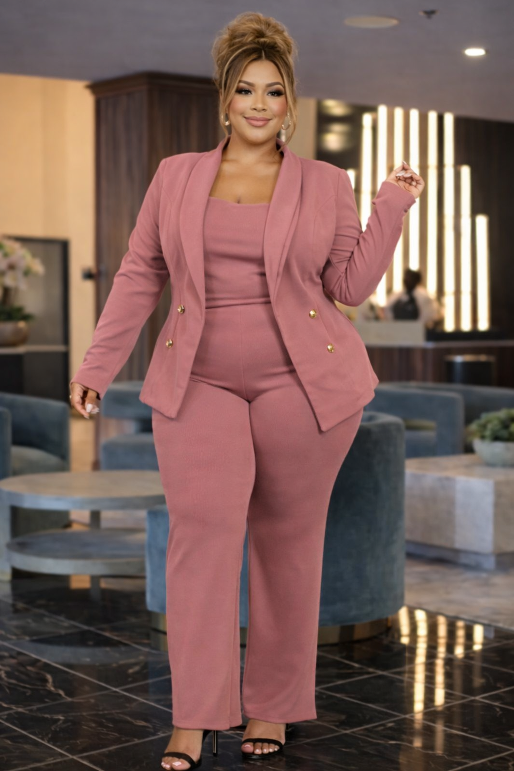Dreams Come True Plus size Pant suit