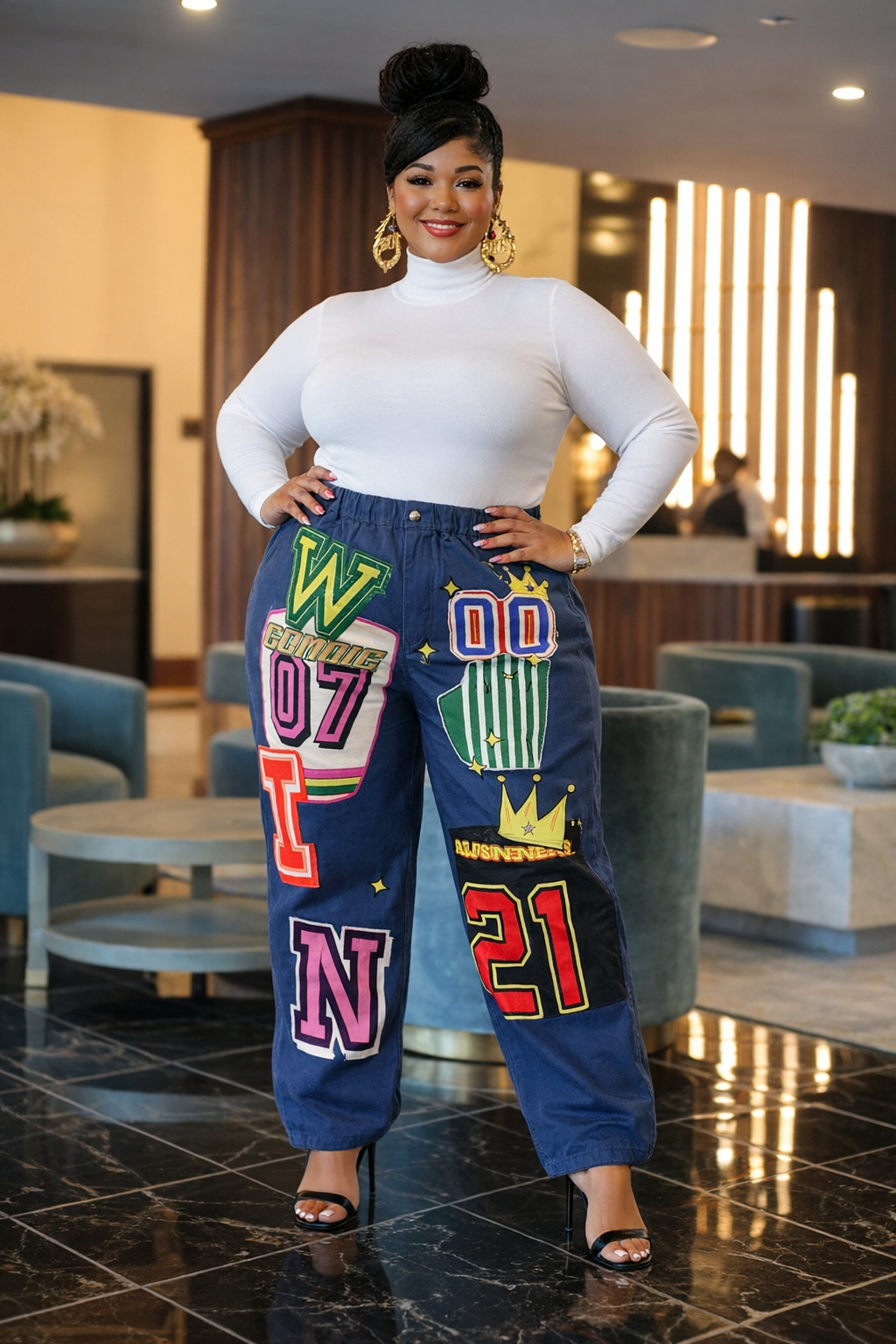 PATCH ME UP PLUS SIZE DENIM JEAN