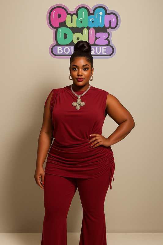 SALE !!!!  Lavish Red Pant Set