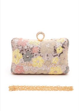 Sequins clutch