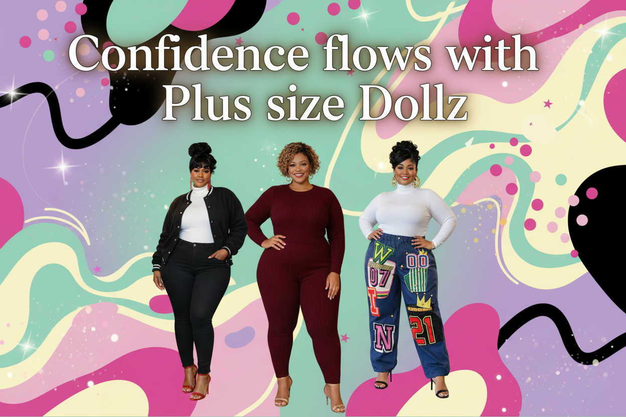 Plus size Dollz website banner